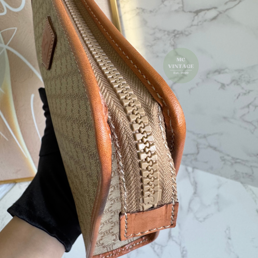 CELINE Vintage Macadam Clutch