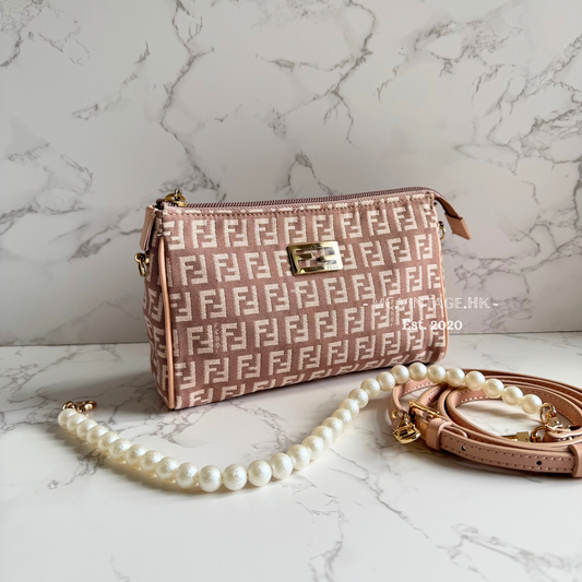 FENDI Zucchino Canvas Pouch