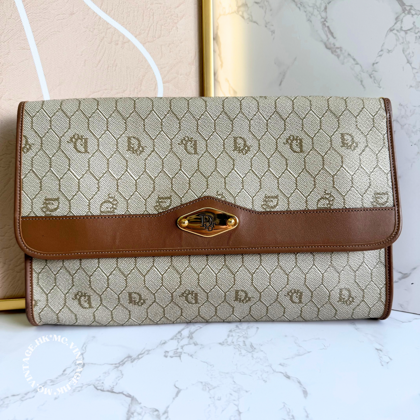 Dior Honeycomb 3-Way Shoulder Bag