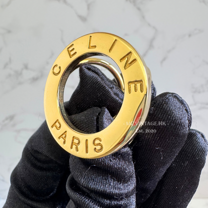 CELINE Metal Scarf Ring