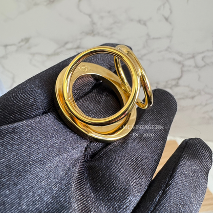 CELINE Metal Scarf Ring
