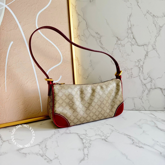 CELINE Vintage Macadam Underarm Bag