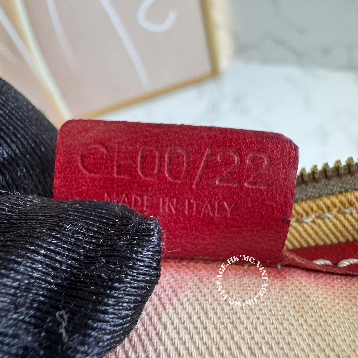 CELINE Vintage Macadam Underarm Bag