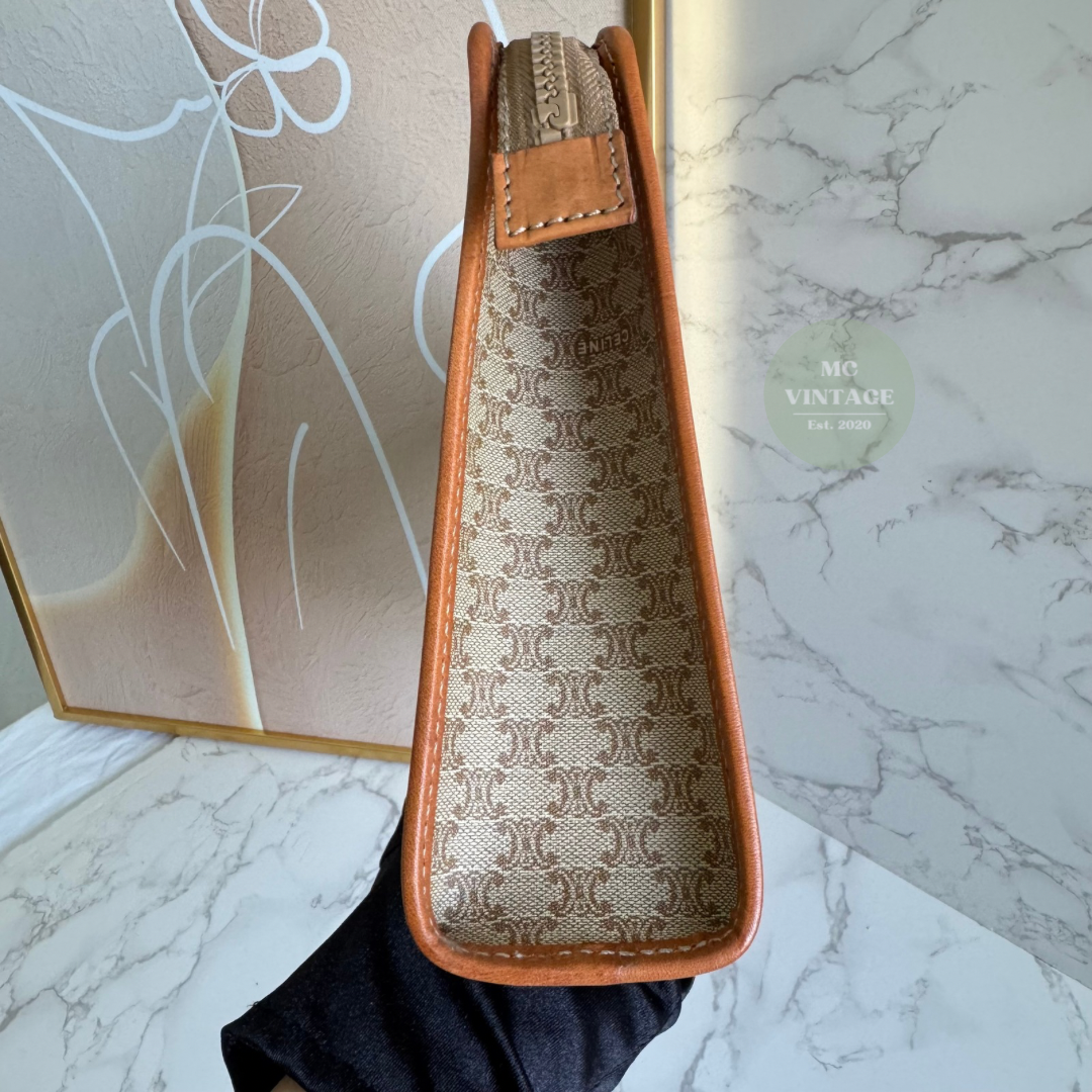CELINE Vintage Macadam Clutch