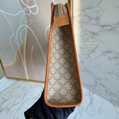 CELINE Vintage Macadam Clutch