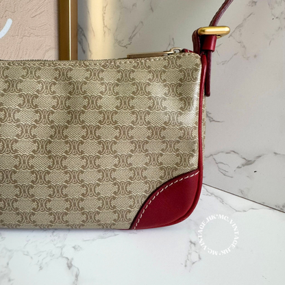 CELINE Vintage Macadam Underarm Bag