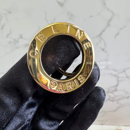 CELINE Metal Scarf Ring