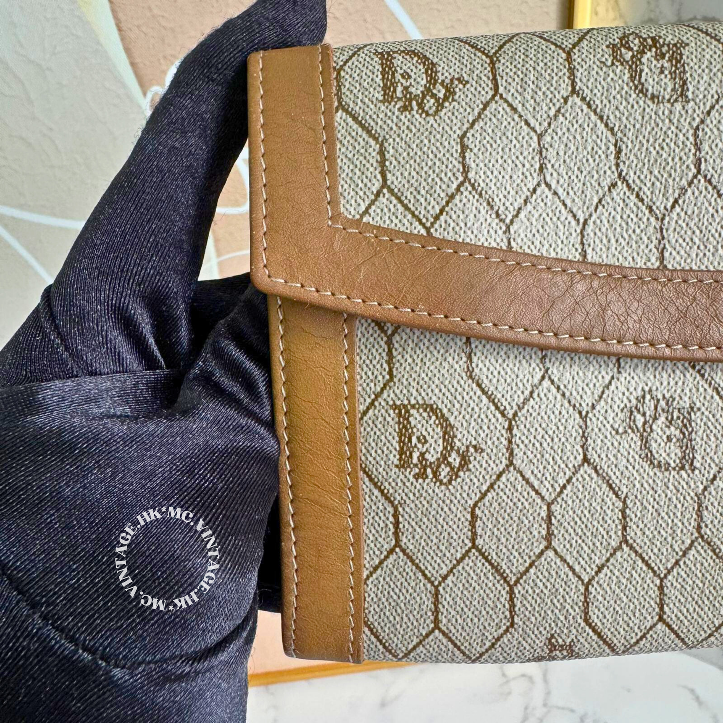 Dior Honeycomb Clutch / Wallet