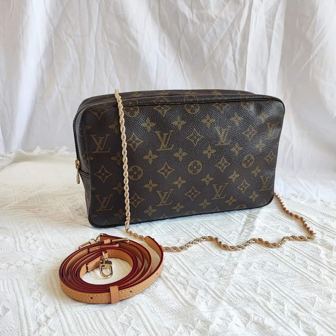 LV Vintage Monogram Clutch