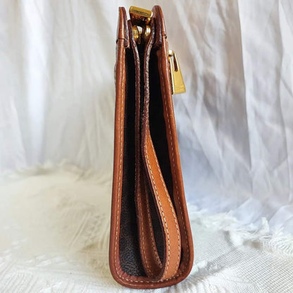 CELINE Vintage Macadam Clutch