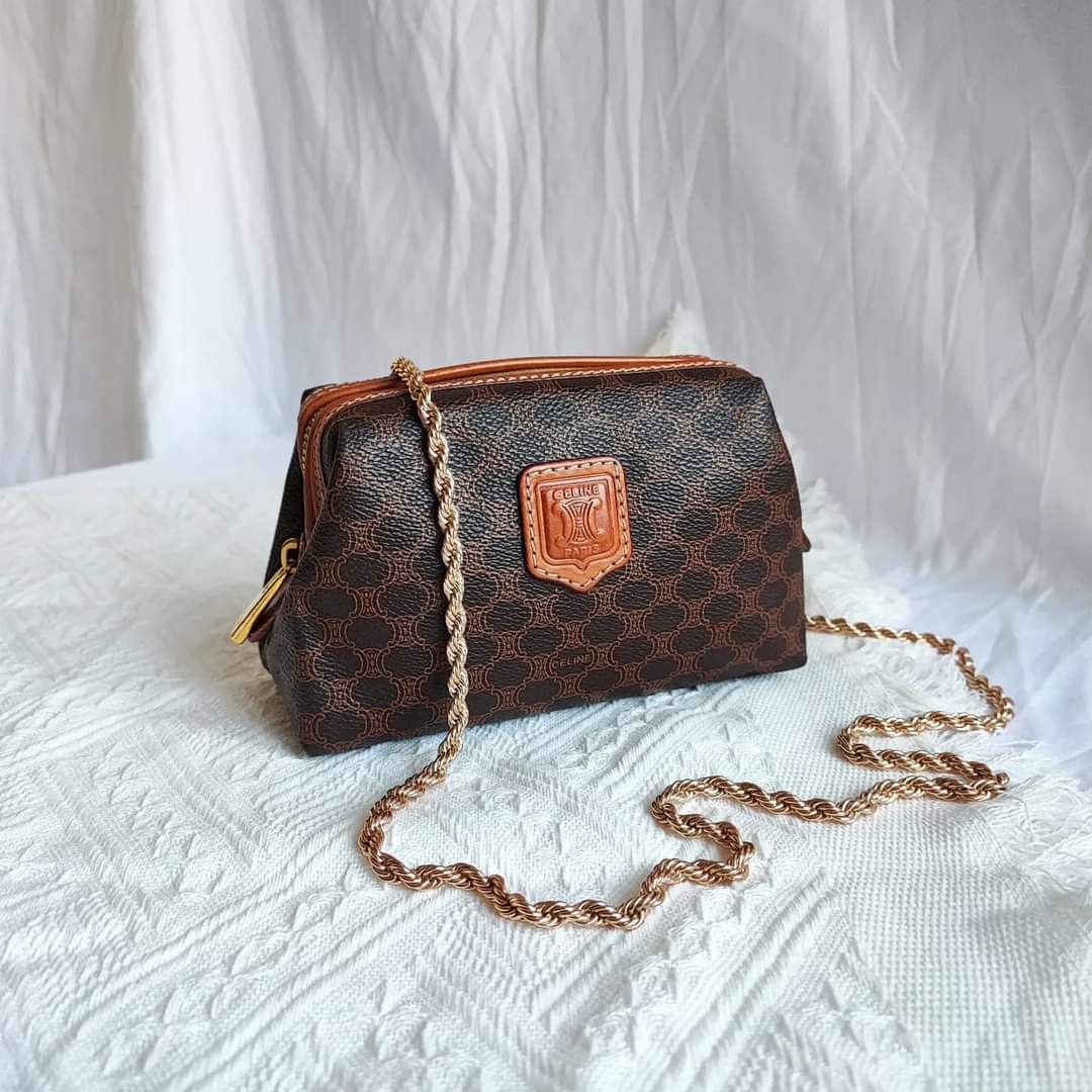 CELINE Vintage Macadam Pouch