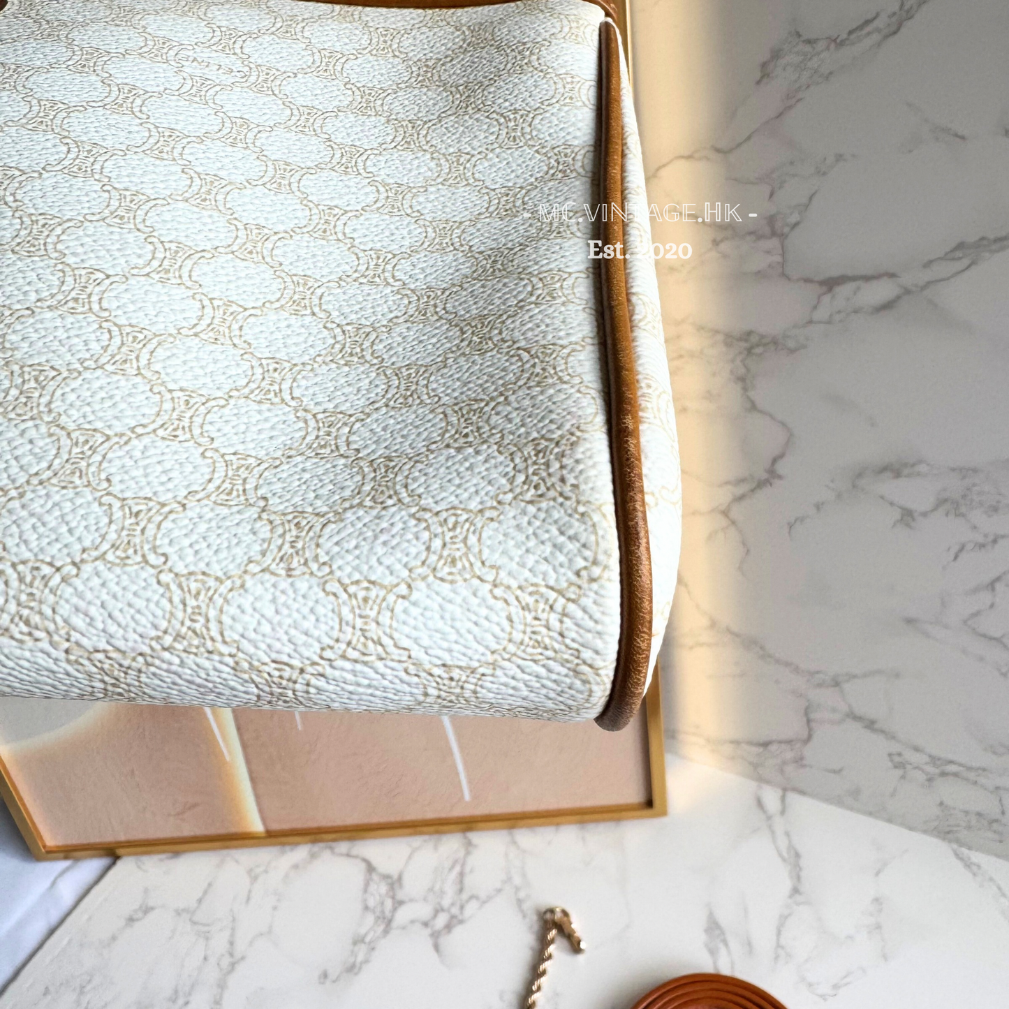 CELINE Vintage Macadam Clutch
