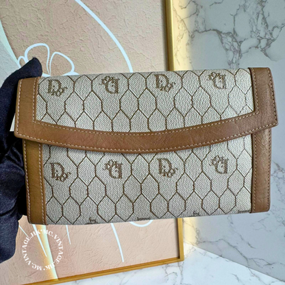 Dior Honeycomb Clutch / Wallet