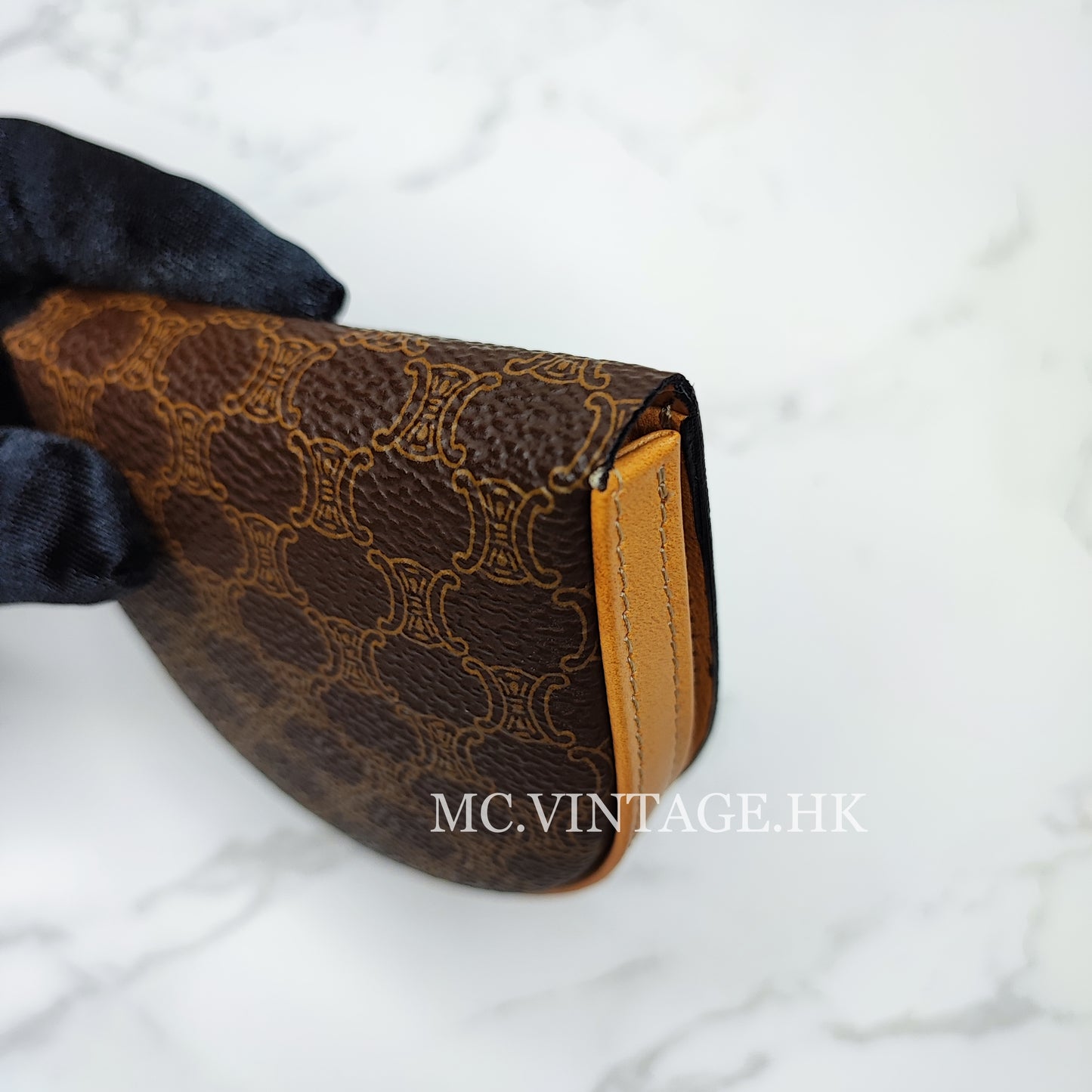 CELINE Vintage Macadam Coin Purse