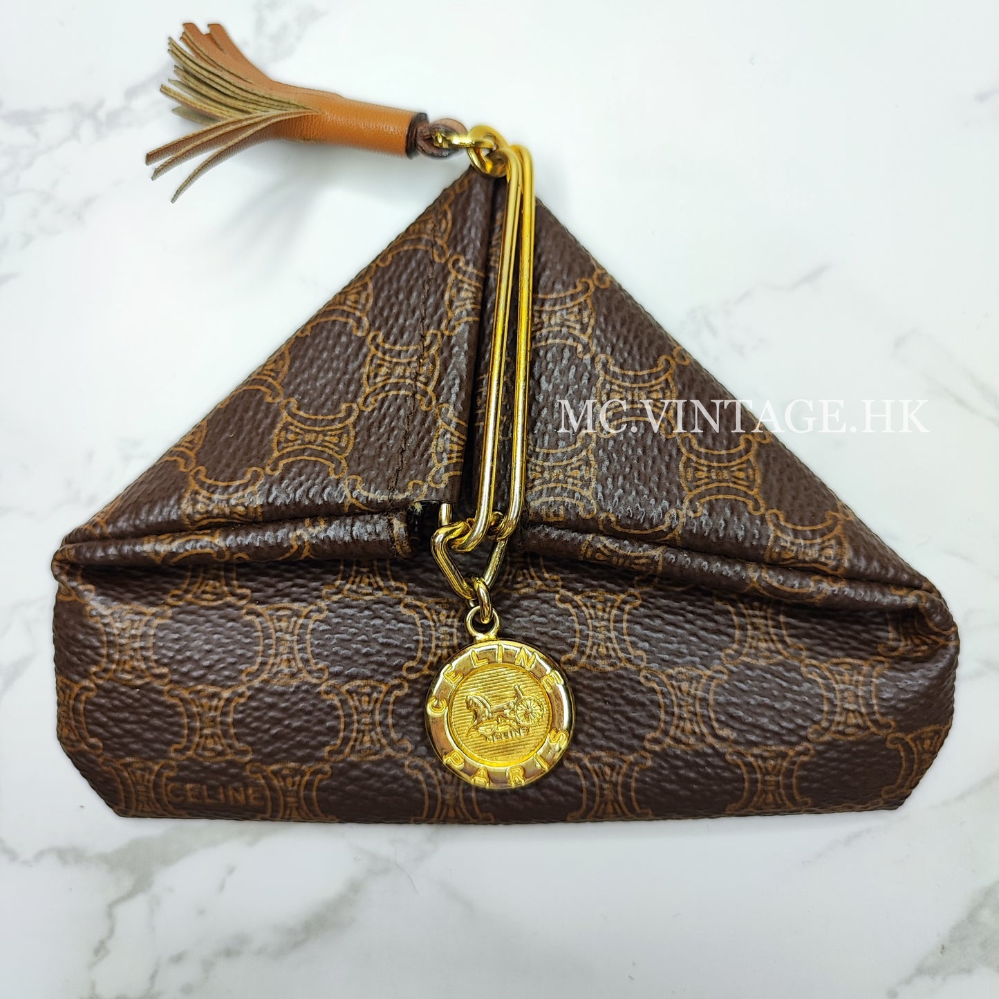 CELINE Vintage Macadam Coin Purse