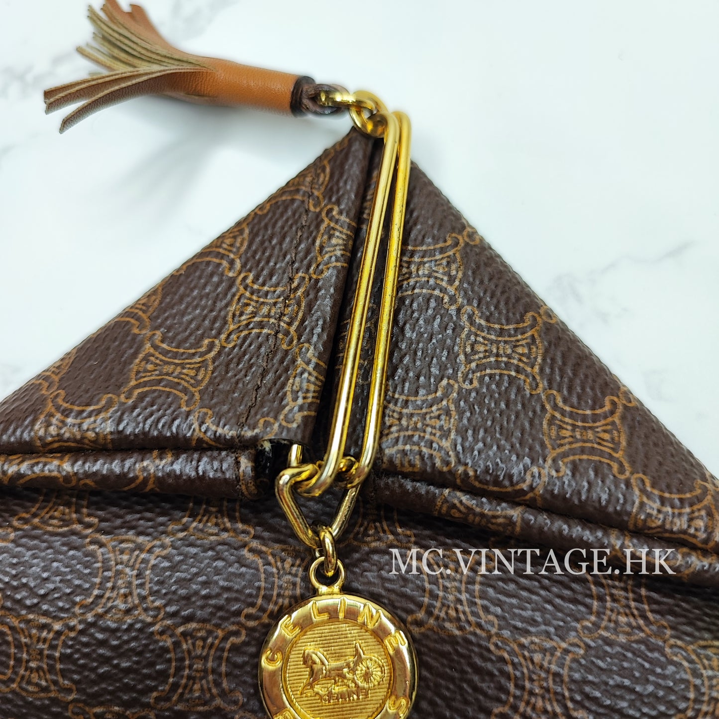 CELINE Vintage Macadam Coin Purse