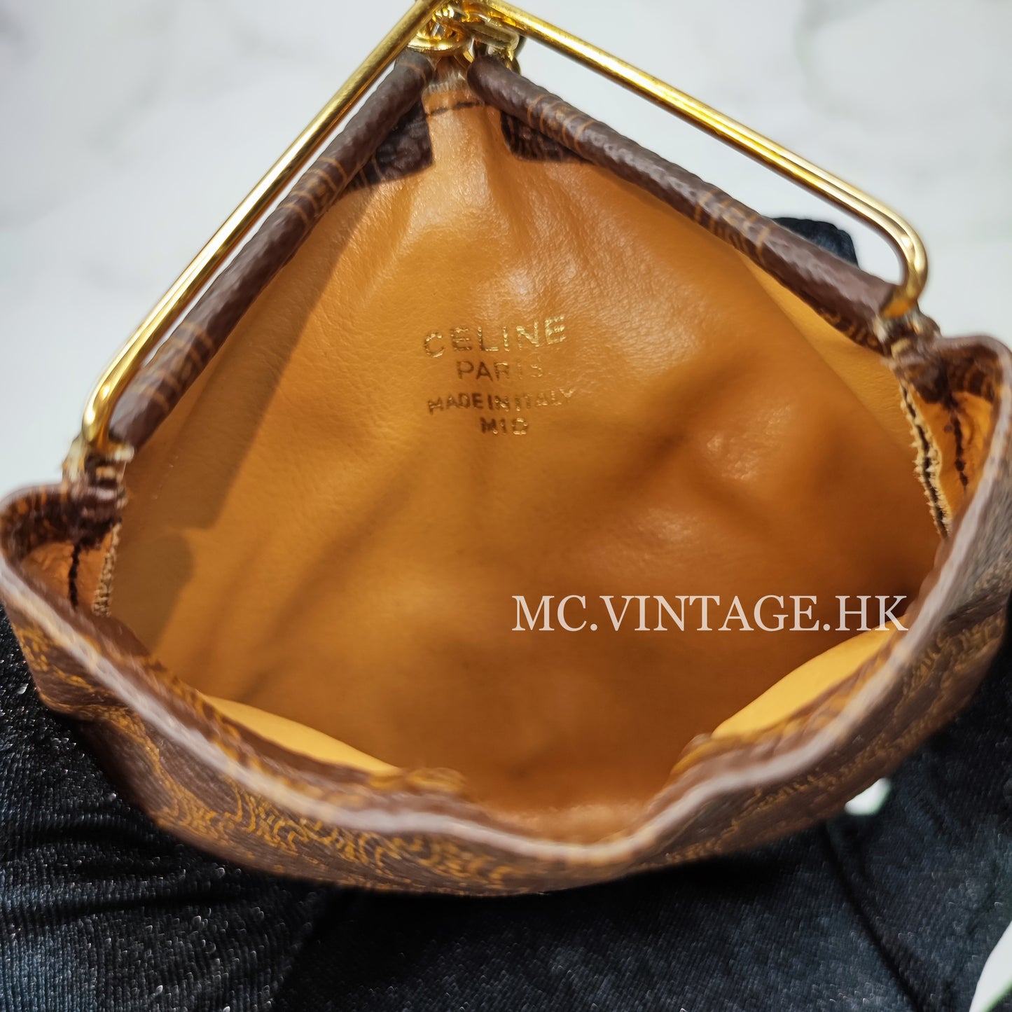 CELINE Vintage Macadam Coin Purse