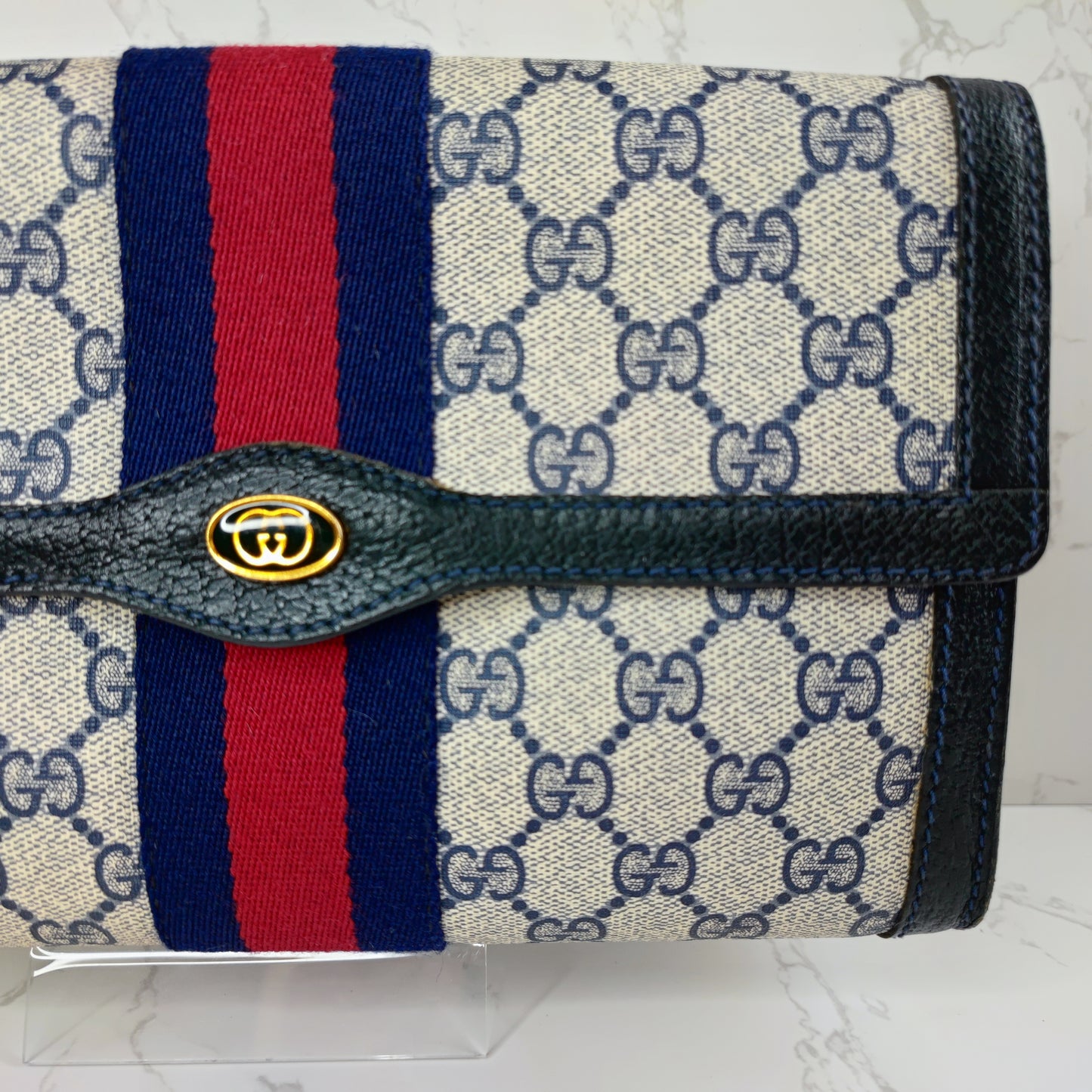 GUCCI Vintage Sherry Line Clutch