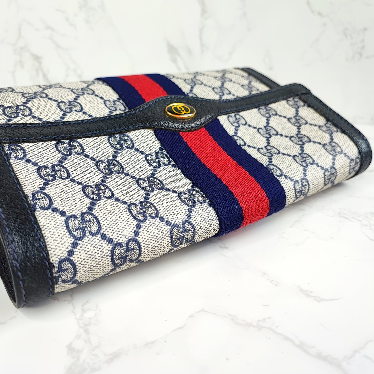 GUCCI Vintage Sherry Line Clutch