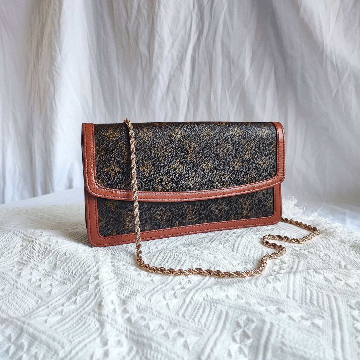 LV Vintage Monogram Clutch