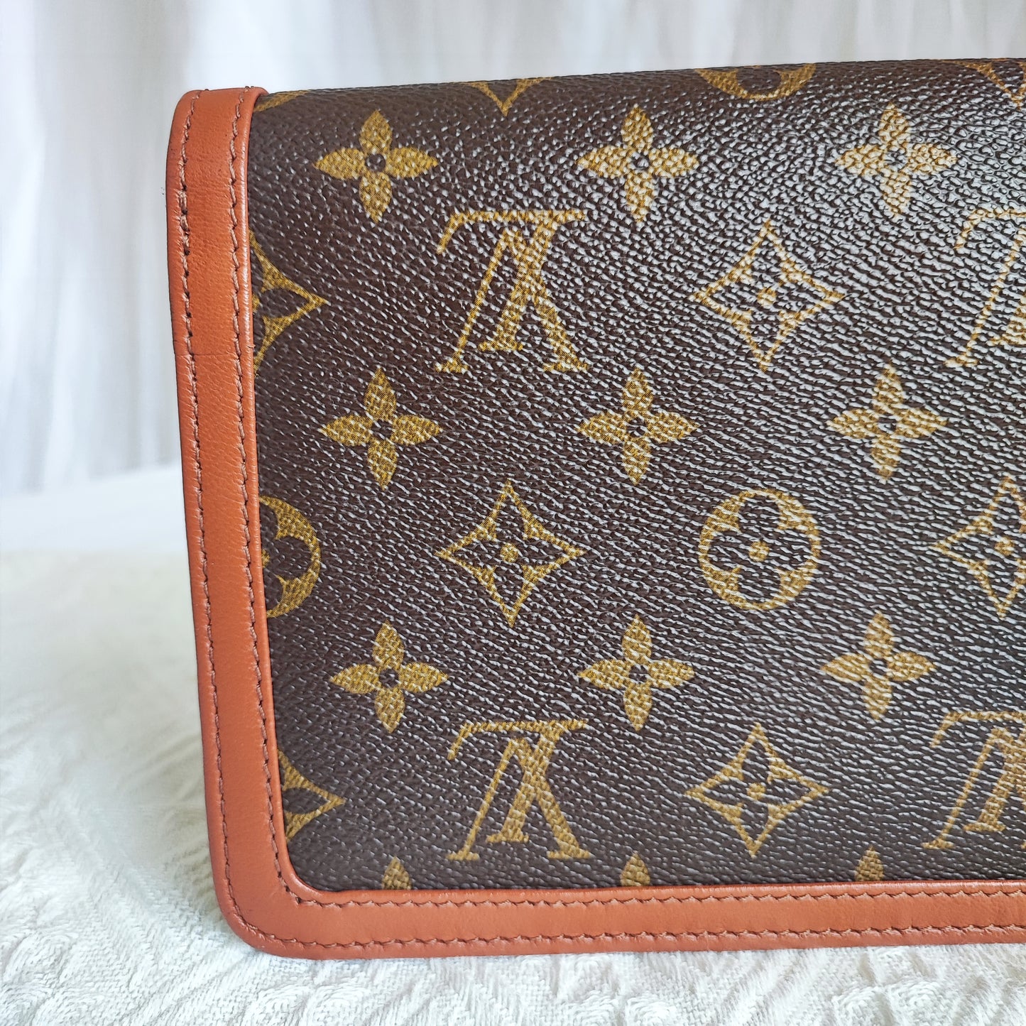 LV Vintage Monogram Clutch