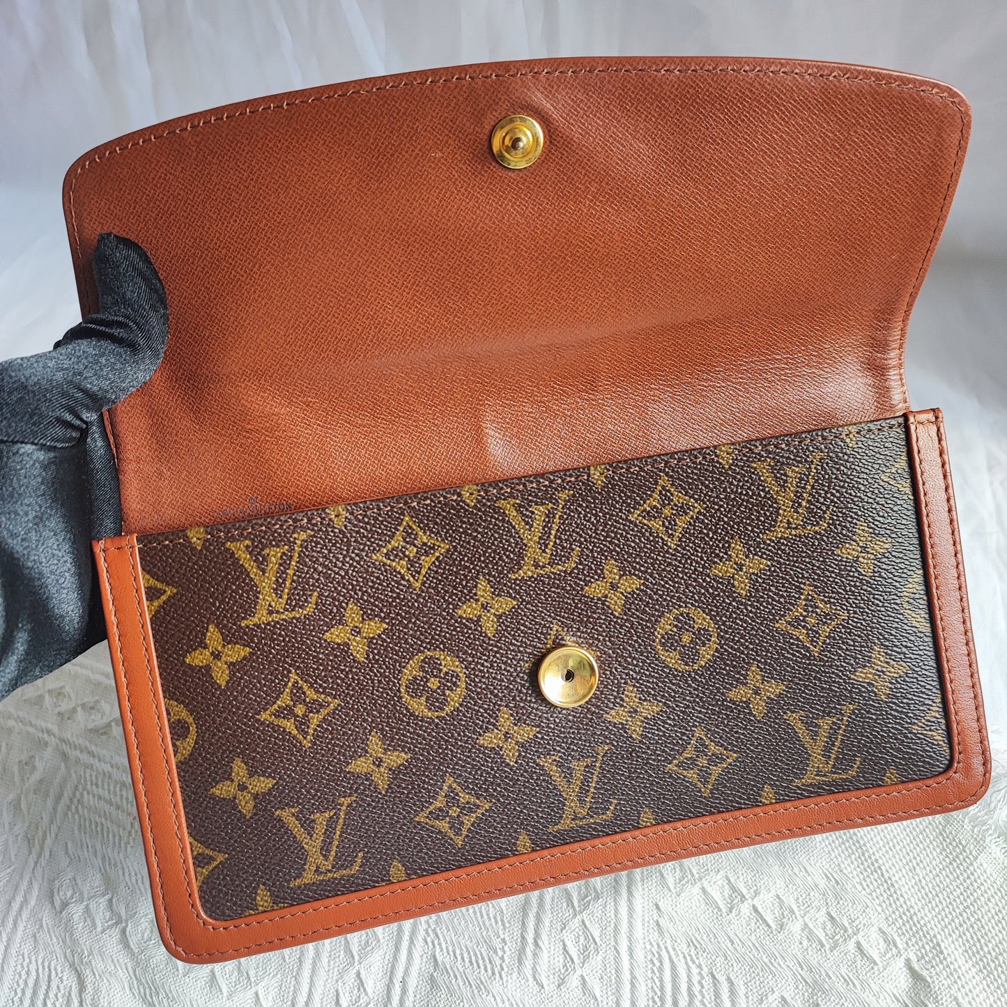 LV Vintage Monogram Clutch