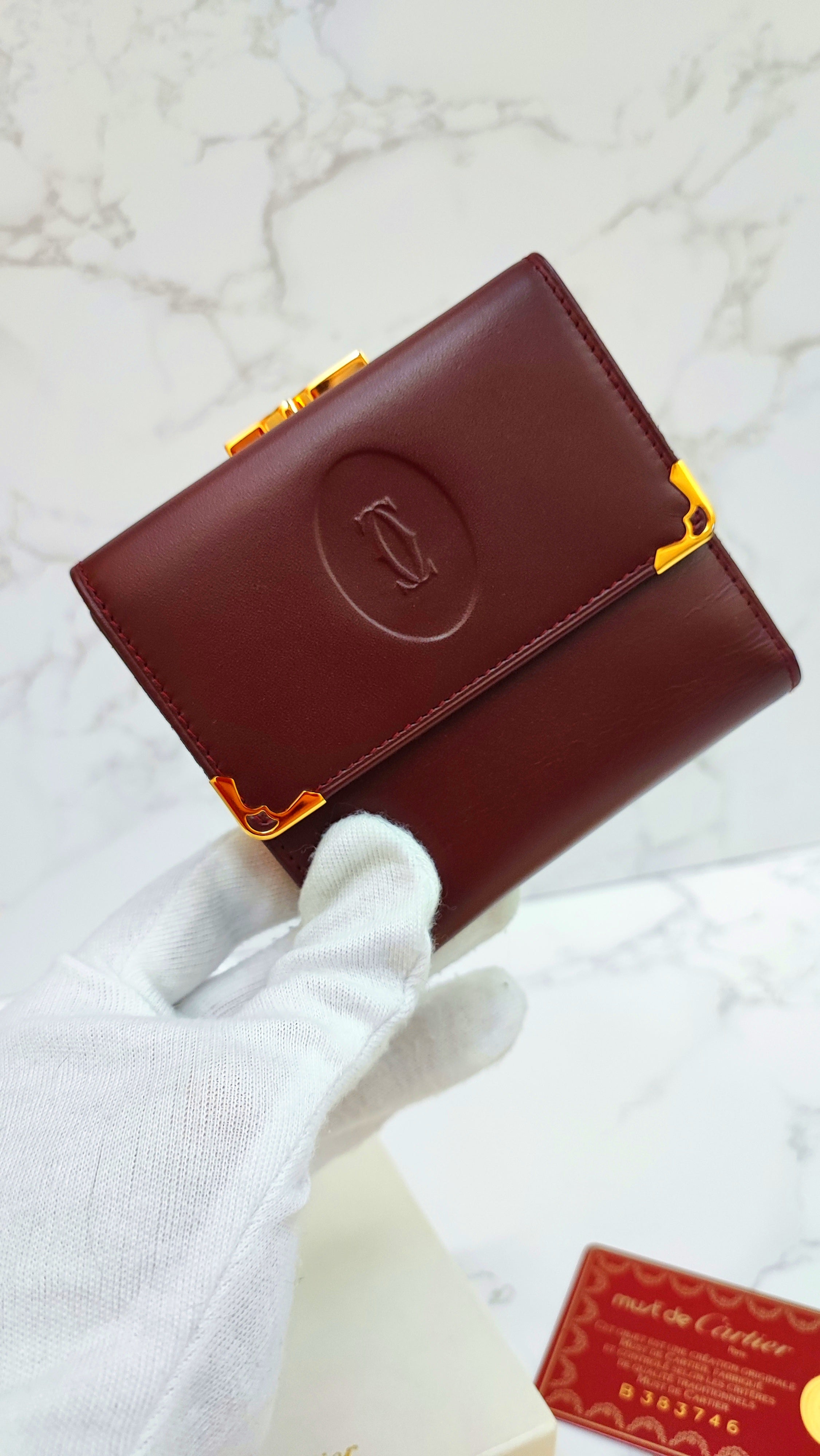 Cartier clearance vintage wallet