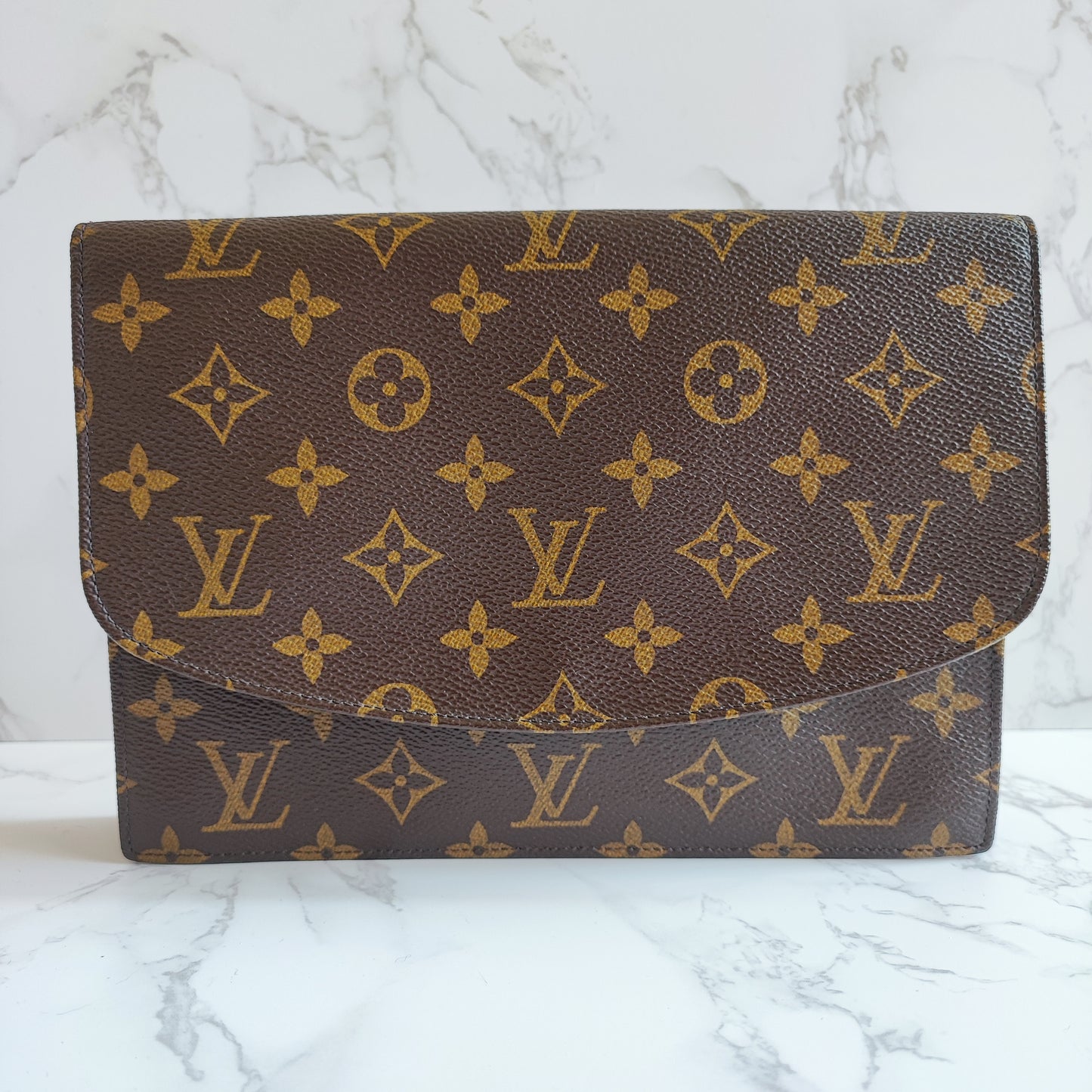 LV Vintage Monogram Clutch