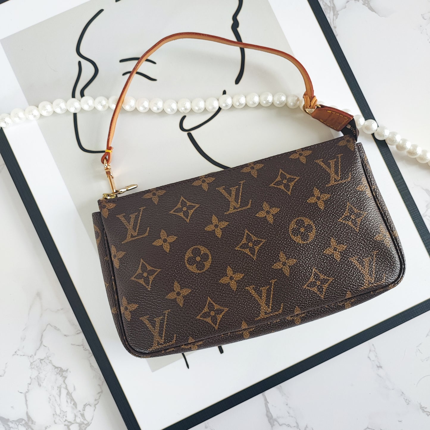 LV Monogram Pochette Accessoires