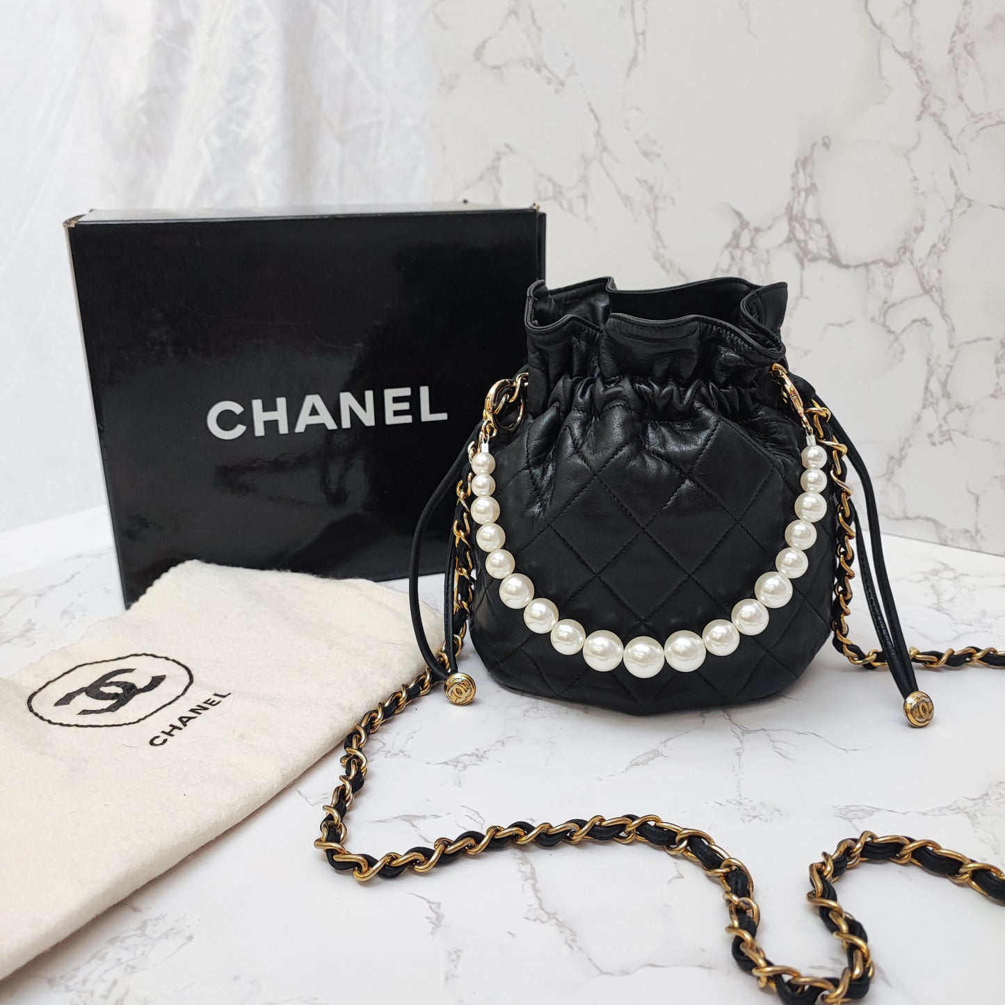 CHANEL Vintage Mini Bucket