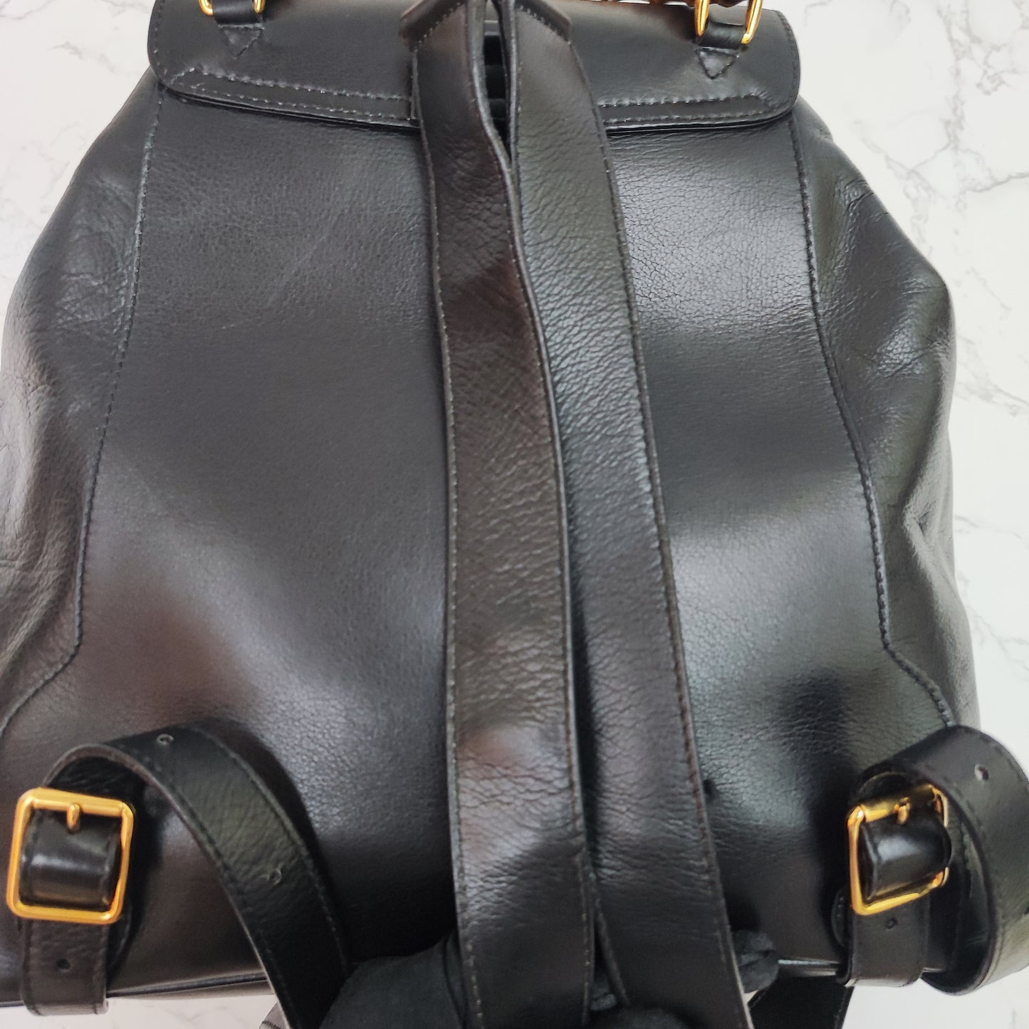 GUCCI Vintage Bamboo Backpack