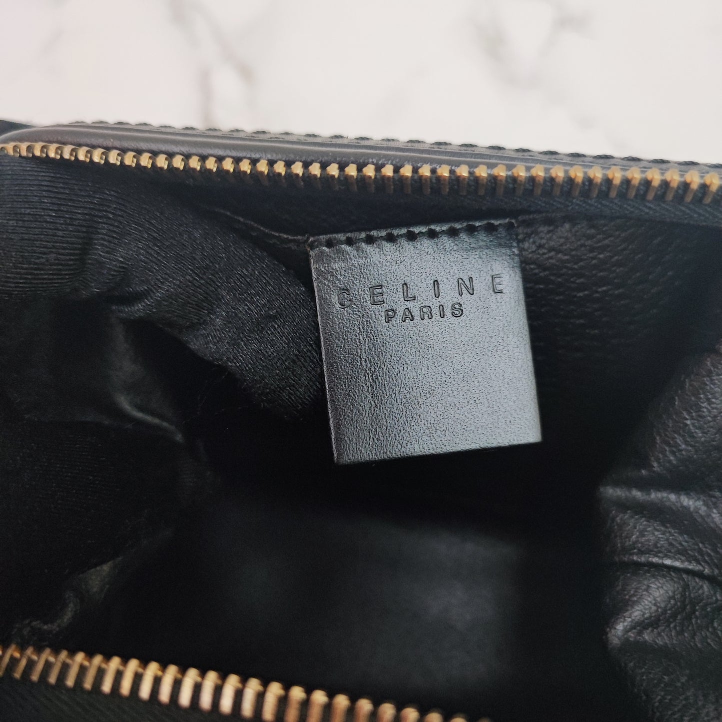 CELINE Vintage Macadam Mini Pouch