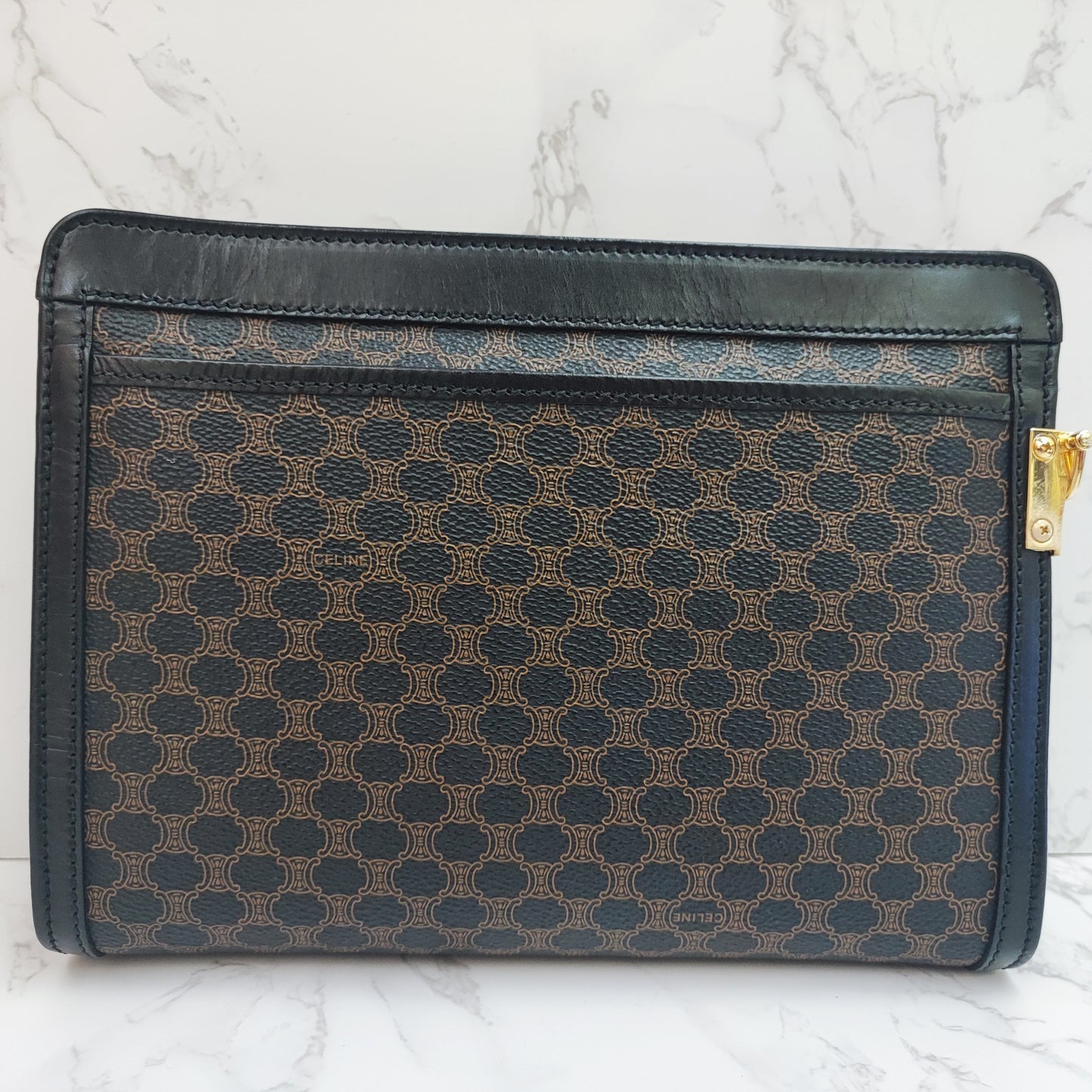 CHANEL Vintage Macadam Clutch