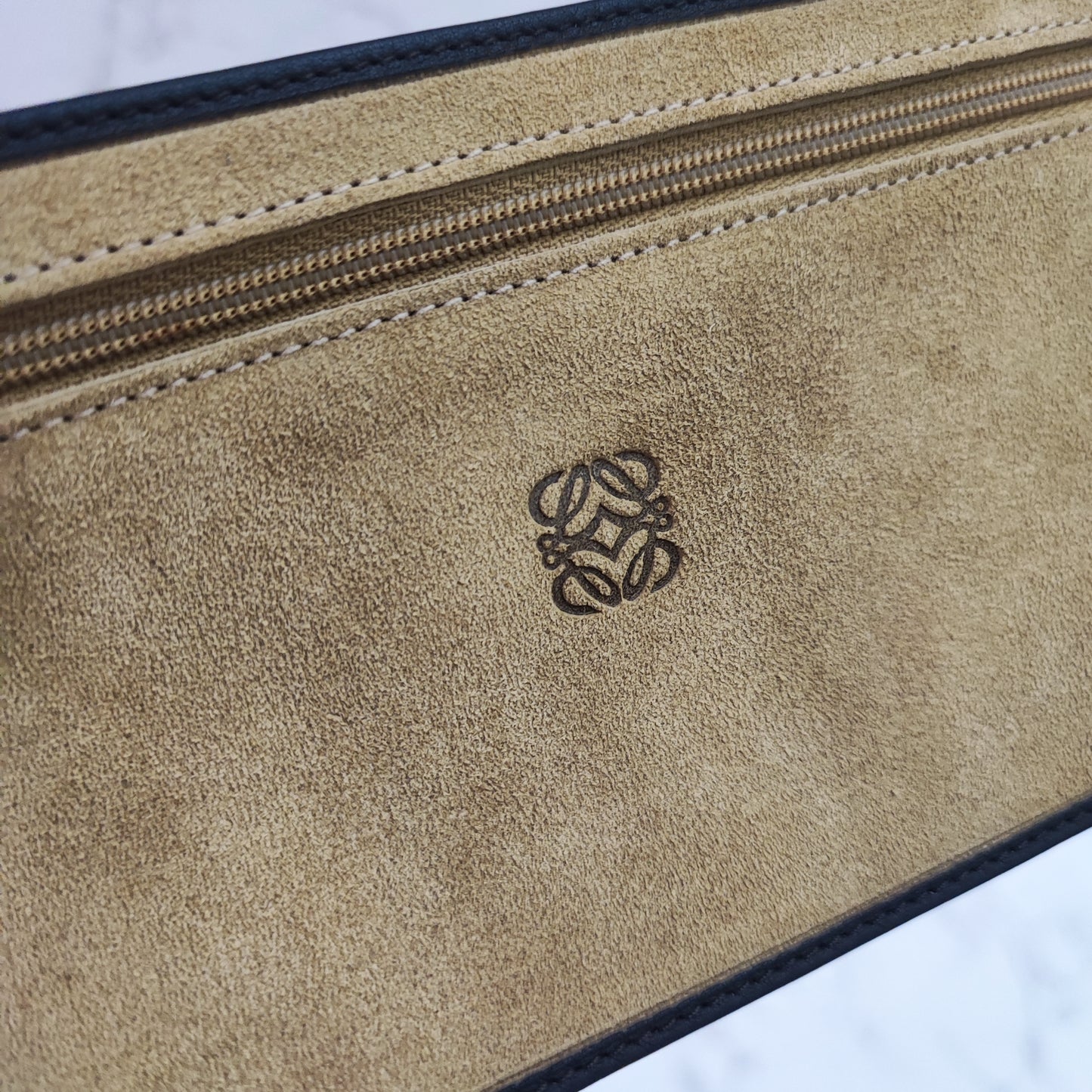 LOEWE Suede Pouch