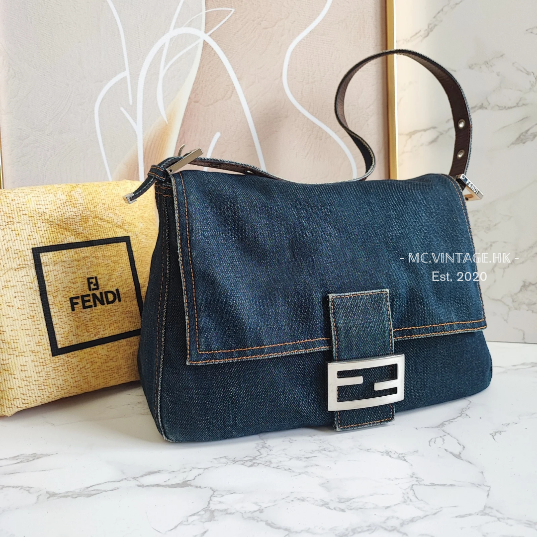 FENDI Denim Shoulder Bag