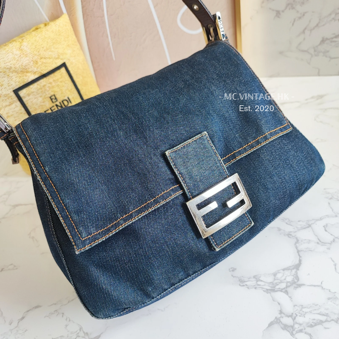 FENDI Denim Shoulder Bag